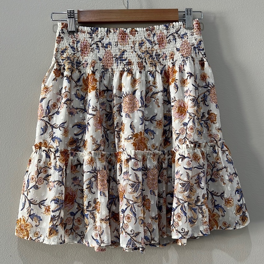 Joie Floral Skirt in size S/P